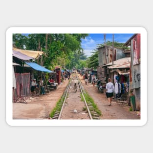 Cambodian Railways Sticker